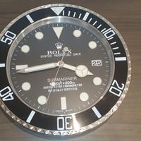 rolex orologio da parete , nuovo, nero/argento 