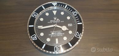 rolex orologio da parete , nuovo, nero/argento 