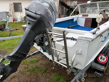 Motoscafo 4.5 40cv carrello