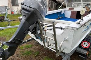 Motoscafo 4.5 40cv carrello