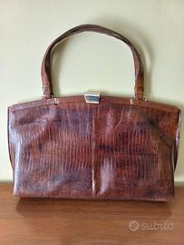 Borsa vintage in vera pelle