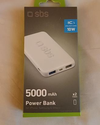 caricatore sbs power bank 5000 mah