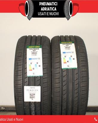 2 Gomme NUOVE 225 40 R 19 Westlake SPED GRATIS