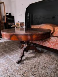 Tavolo rotondo antico '800