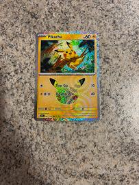 Carta pokemon Pikachu ( 041) 30° Anniversario ita