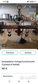 lampadario vintage 