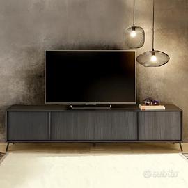 Mobile porta tv 205 cm con quattro ante in legno n