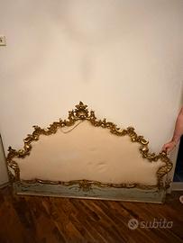 Spalliera letto antica stile classico