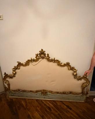 Spalliera letto antica stile classico