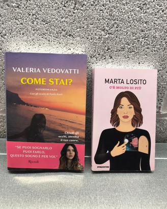 Lotto 2 libri con autografo 