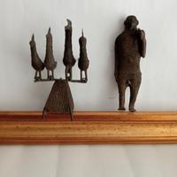 due preziose sculture a cera persa