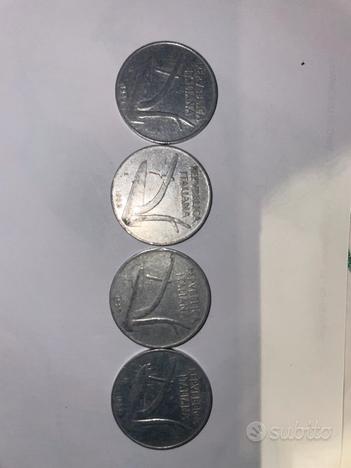 Monete rare 10 lire del 1952, 1953, 1955 e 1956, usato usato  Torino
