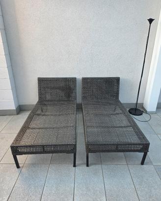Lettini rattan sintetico