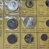 500 e 1000 lire argento fdc no oro sterline  