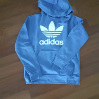 Felpa Adidas azzurra ragazzo 9/10 anni