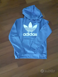 Felpa adidas azzurra online