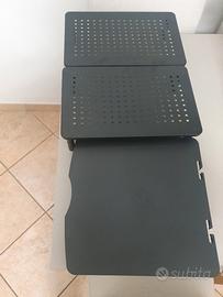 Tre supporti per monitor pc