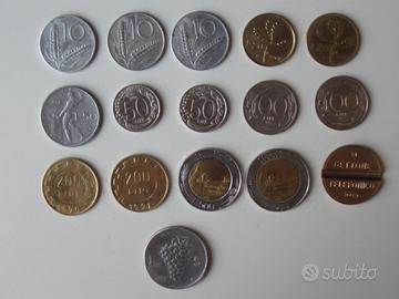Monete lire per collezionismo
