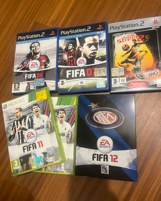 Lotto giochi  PS2 Fifa + Fifa Street 2