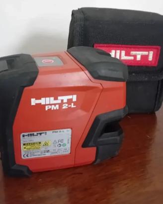 laser Hilti PM 2L completo dicavalletto treppiedi 