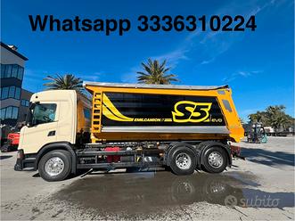 Scarrabile scania g450 euro 6 cassa emil camion