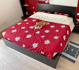 Letto IKEA Malm + 4 cassettoni