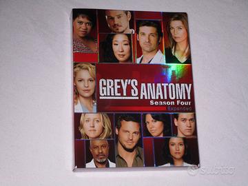 DVD Grey's Anatomy 4a serie in lingua inglese