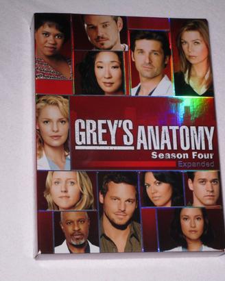 DVD Grey's Anatomy 4a serie in lingua inglese