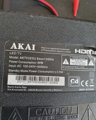 Scheda tv Akai AKTV3233J smart vidaa CV9602-B42