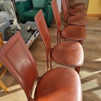 NR. 6 SEDIE DESIGN CATTELAN ITALIA LARA CUOIO