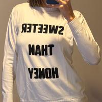Maglione bianco “Sweeter Than Honey” - Tezenis