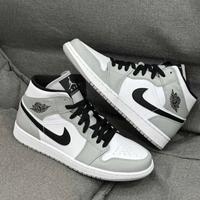 Jordan 1 Mid Light Smoke Grey 42