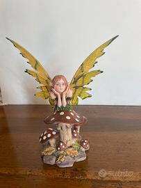 🧚🏻♀️Statuina “Fairy Land Alpes” – Fata su fungo 🍄