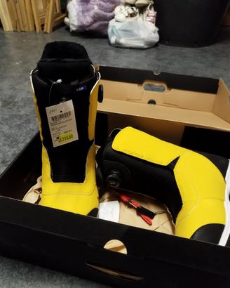 Scarponi burton snowboard