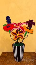Mazzo di fiori Artigianale in Ciniglia (Handmade)