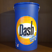 "DASH" - Bidone Fustino Pubblicitario - VINTAGE