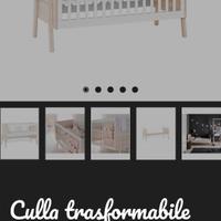Lettino trasformabile