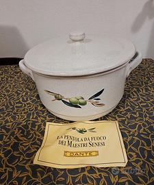 Pentola de i Maestri Senesi in ceramica