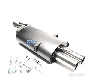 SILENZIATORE DI SCARICO BMW E46 98-07 ACCIAIO