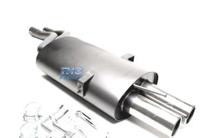 SILENZIATORE DI SCARICO BMW E46 98-07 ACCIAIO