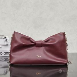 Nuova borsa Dior Bow bordeaux