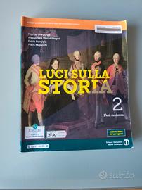 Libro di storia "Luci sulla storia 2 " 