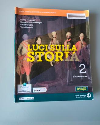Libro di storia "Luci sulla storia 2 " 