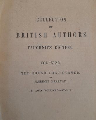 Libro Antico - The dream that stayed - 1897