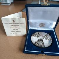 Medaglia Pomodoro 150 gr. Argento 986 Banca Italia