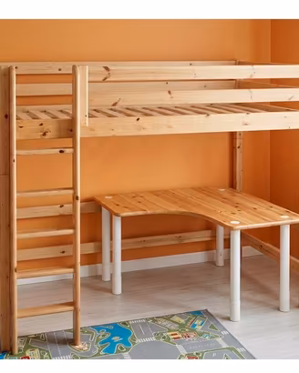 Letto a Soppalco MODULARE FLEXA Classic in Pino