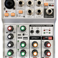 ZZIPP ZZMX3 Mixer Audio Compatto