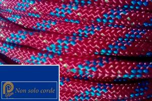 Drizza Plam diametro 8 mm. Gold fish Rossa/blu