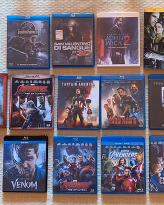 Lotto/Stock blu ray vari Marvel Sony Universal
