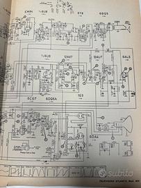 Schema elettrico Televisore Atlantic Modello 409,
